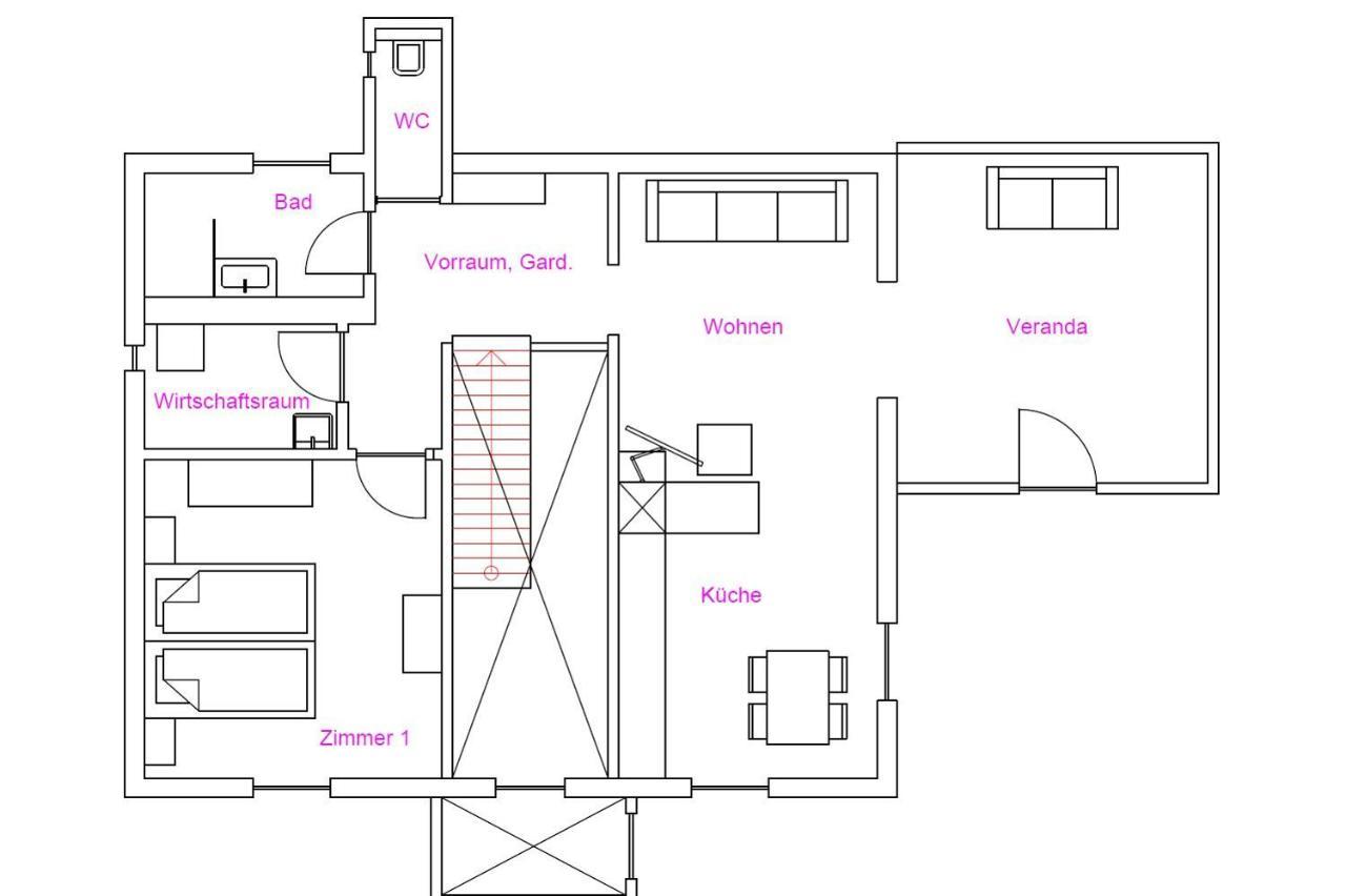 Ferienwohnung Stefanie 바트 미테른도르프 외부 사진